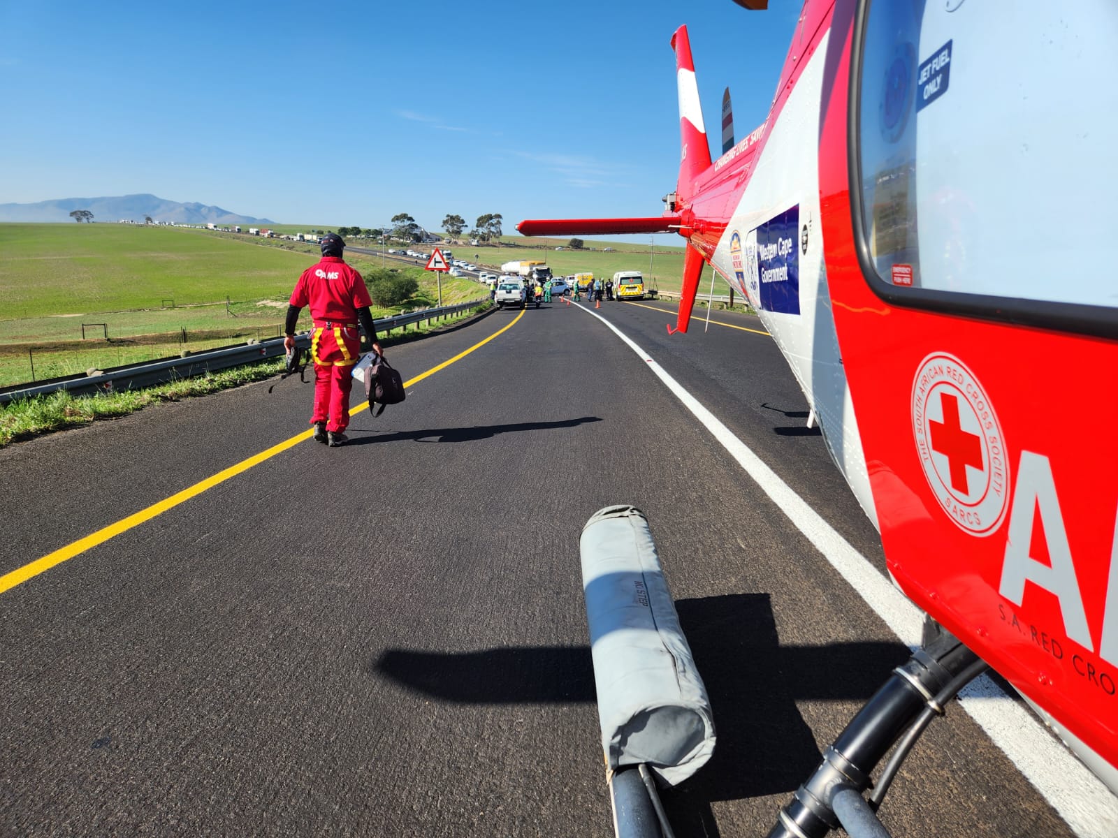 Critical Patient Airlifted from N2 Caledon