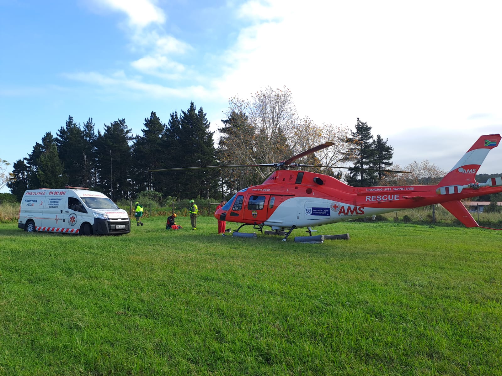 Injured Hiker airlifted from Outeniqua Mountains