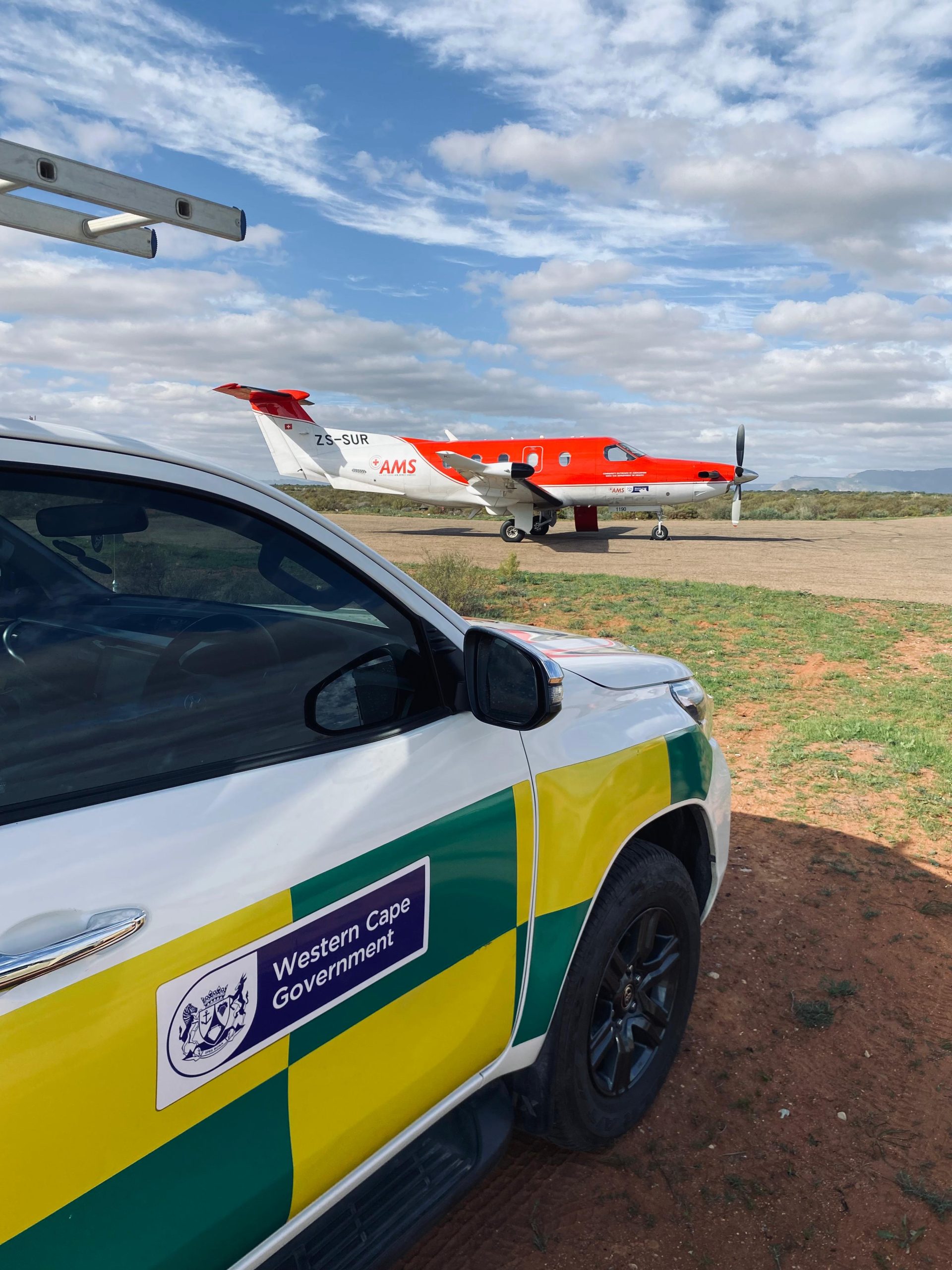 Premature neonate airlifted for specialised medical care