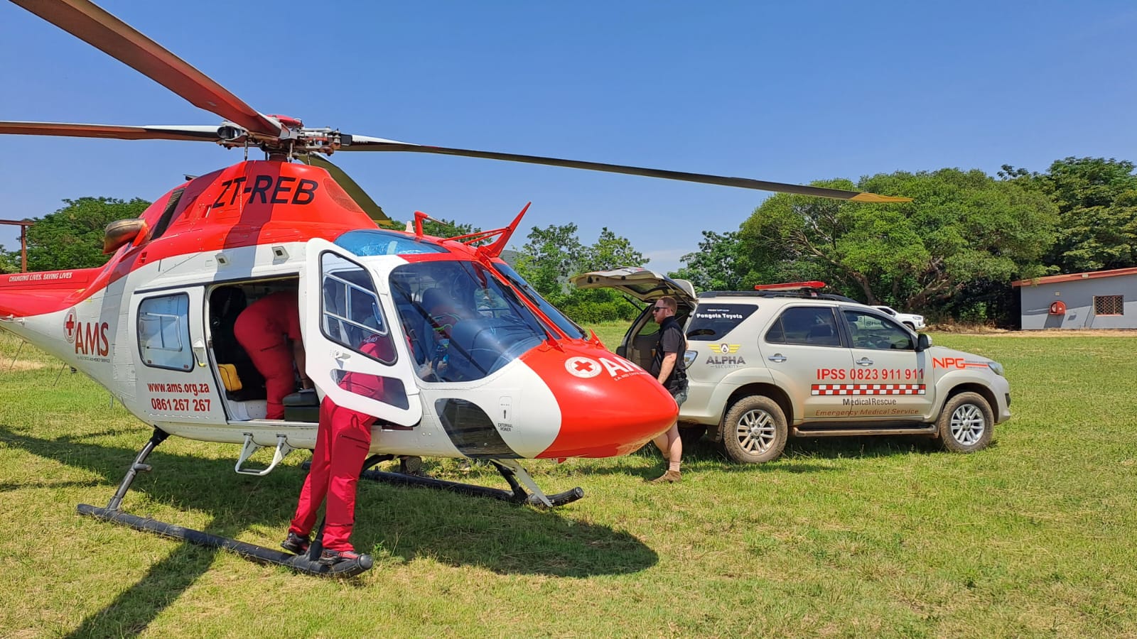 Mercy Wing 5 activated by IPSS Medical Rescue